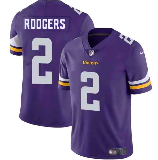 Men's Minnesota Vikings #2 Isaiah Rodgers Purple 2025 Vapor Untouchable Limited Stitched Jersey